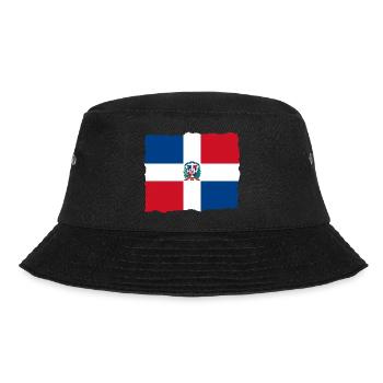 Dominican Republic Flag Dom Rep Flag Travel - Bucket Hat - black - Front - Lela (165cm)