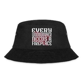 lumberman sexy carpenter tshirts - Bucket Hat - Schwarz - Vorne - Lela (165cm)