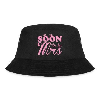 Bald Ehefrau Hochzeit Geschenk Lustiges Braut - Bucket Hat - Schwarz - Vorne - Lela (165cm)