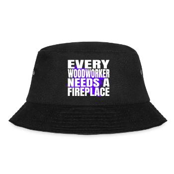 Funshirt Jackhammer Dad Funny Quote - Bucket Hat - black - Front - Lela (165cm)