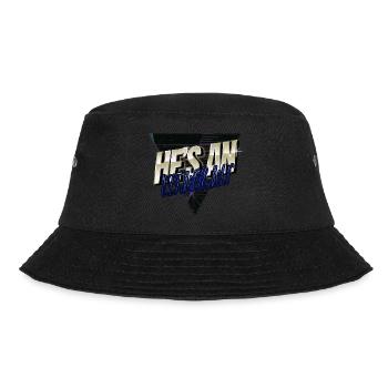 beard gang dinosaurs sayings awkward funny gym - Bucket Hat - Schwarz - Vorne - Lela (165cm)