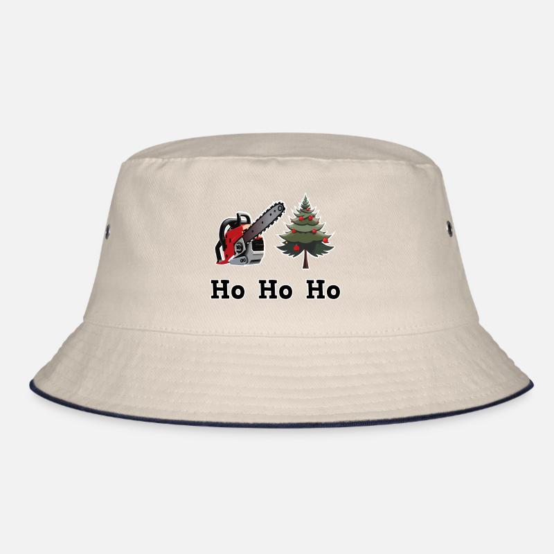 Weihnachtsbaum Kettensägentraum Bucket Hat