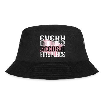 sexy carpenter tshirts carpenter plumber - Bucket Hat - Schwarz - Vorne - Lela (165cm)