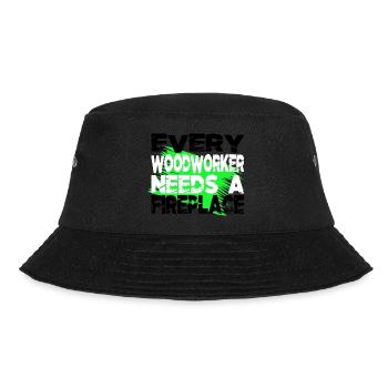 carpenter hoodies and sweatshirts hearbeat sayings - Bucket Hat - black - Front - Lela (165cm)