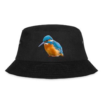 Eisvogel Kingfisher Alcedo Atthis Vogel Natur - Bucket Hat - Schwarz - Vorne - Lela (165cm)