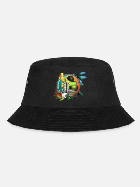 Abstract Art Cubism - Bucket Hat - black