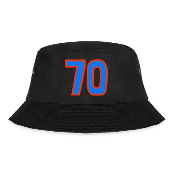 70. 70 YEARS. 70TH ANNIVERSARY. 70TH ANNIVERSARY. - Bucket Hat - black - Front - Lela (165cm)