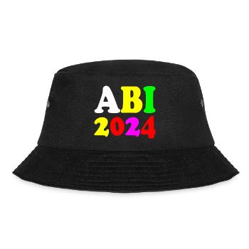 Abi 2024 - Bucket Hat - Schwarz - Vorne - Lela (165cm)