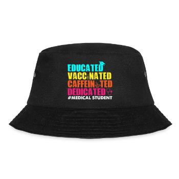 Medical Student - Bucket Hat - black - Front - Lela (165cm)