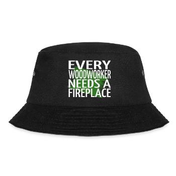 fun cool lumber carpenter hoodies and sweatshirts - Bucket Hat - Schwarz - Vorne - Lela (165cm)
