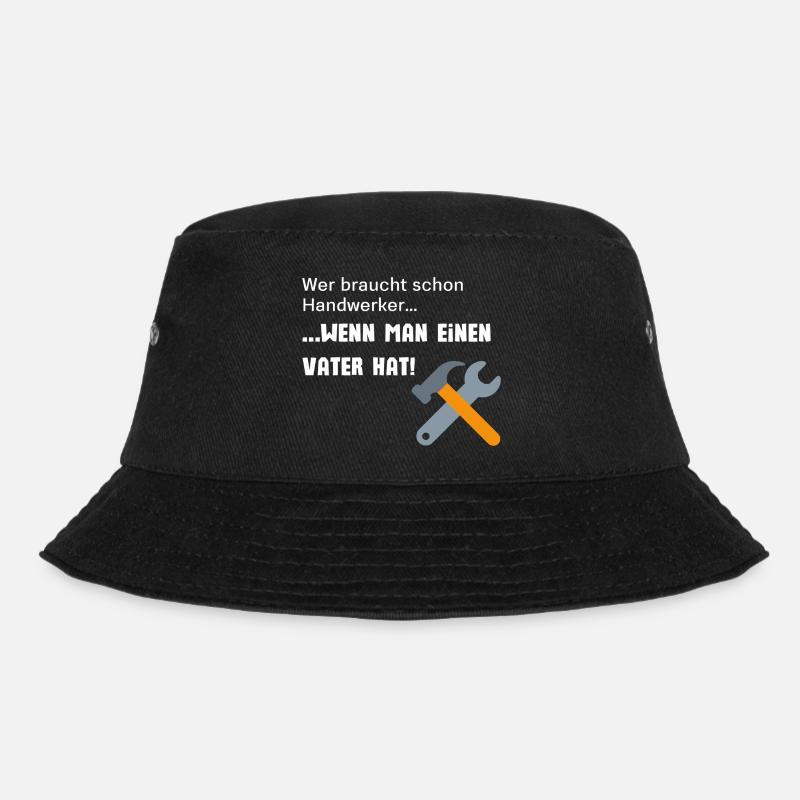 Handwerker Vater - Bucket Hat - Schwarz