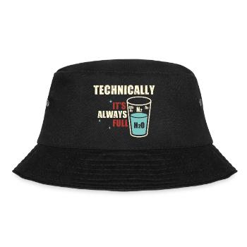 Technically, it's always crowded - - Bucket Hat - black - Front - Lela (165cm)