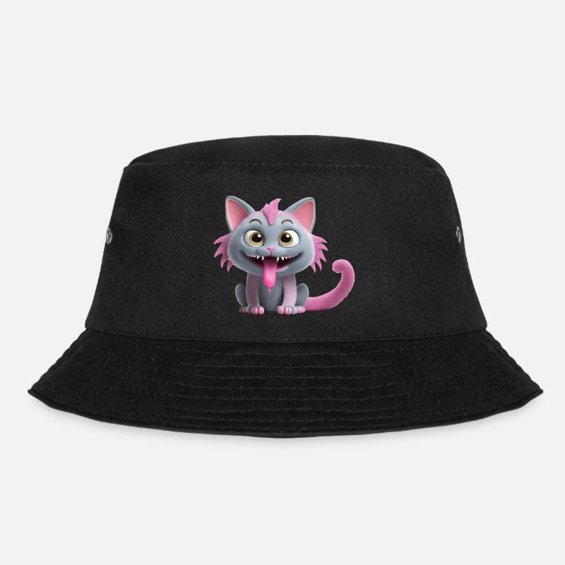 Chat monstre effrayant et mignon - Bob - noir