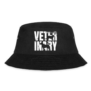 Funny Veterinarian - Bucket Hat - black - Front - Lela (165cm)