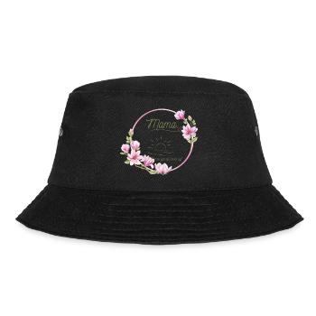 Mama, Mama mit dir geht die Sonne auf - Bucket Hat - Schwarz - Vorne - Lela (165cm)