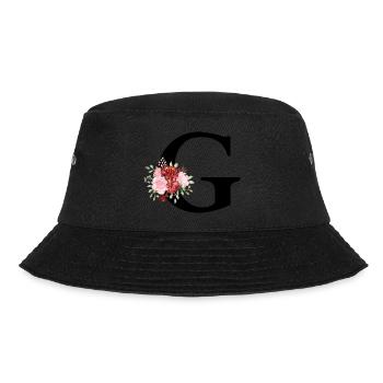 Lettre g floral rouge - Bob - noir - Devant - Lela (165cm)