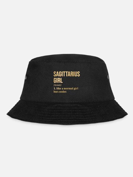 Sagittarius Sagittarius Sagittarius - Bucket Hat - black
