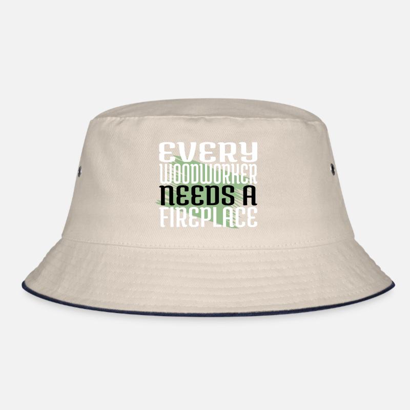 present idea carpenter funny arboriculture Bucket Hat
