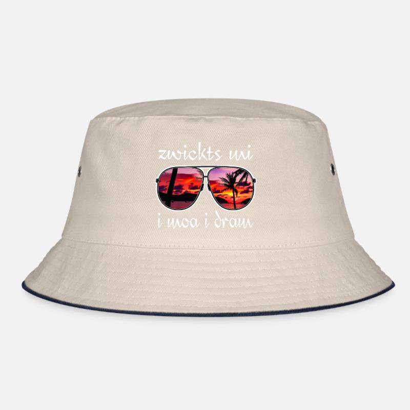 zwickts mi i moa i dram, holiday feeling, dialect Bucket Hat