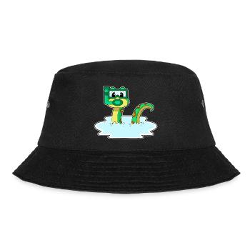 Snake Diver Snorkel Diving - Bucket Hat - black - Front - Lela (165cm)