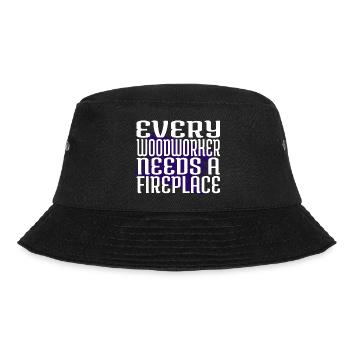 Arborists Funshirt Forester Tools Axes Cutter - Bucket Hat - black - Front - Lela (165cm)