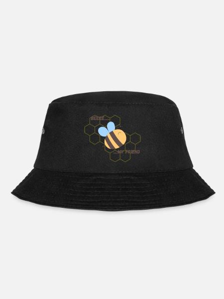 BEE MY FRIEND - Bucket Hat - Schwarz