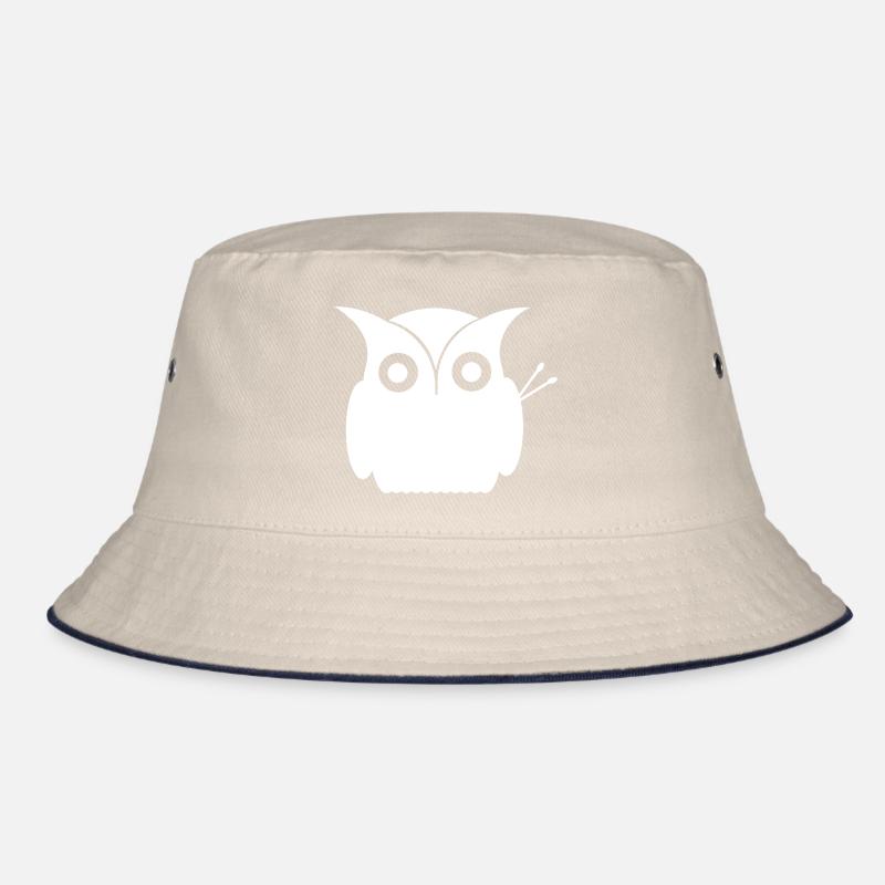 Eule mit Drumsticks Bucket Hat