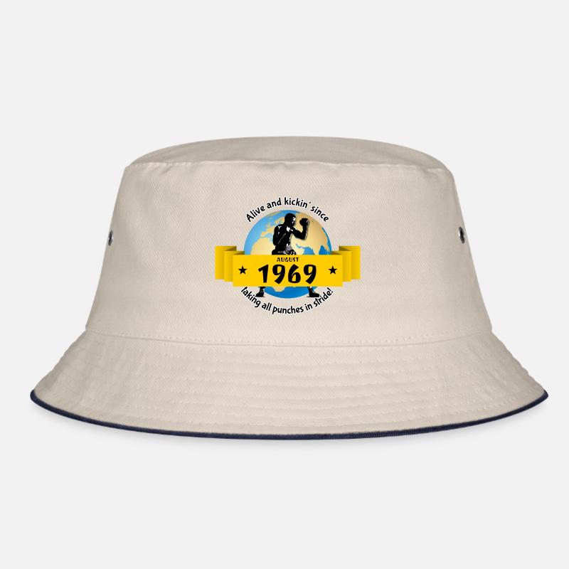 55. Geburtstag Alive and kickin since 08/1969 Bucket Hat