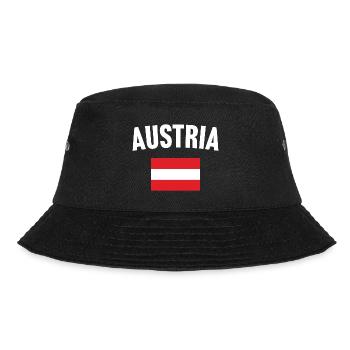 Austria Flag - Bucket Hat - black - Front - Lela (165cm)