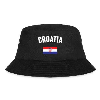 Croatia Flag - Bucket Hat - black - Front - Lela (165cm)