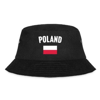 Poland Flag - Bucket Hat - black - Front - Lela (165cm)