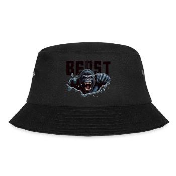 Gorilla Beast - Bucket Hat - Schwarz - Vorne - Lela (165cm)