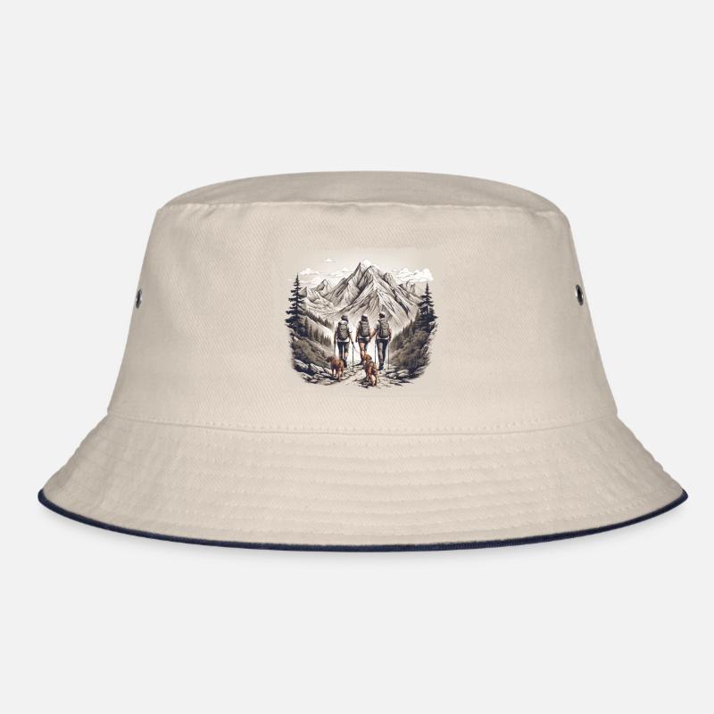 Bergabenteuer im Wald Bucket Hat