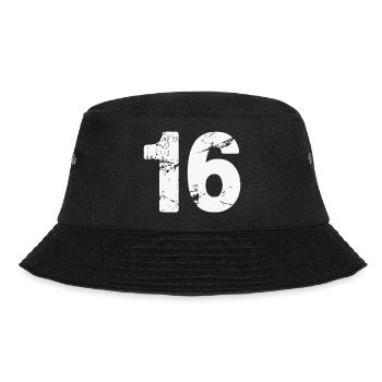 16 - Bucket Hat - Schwarz - Vorne - Lela (165cm)