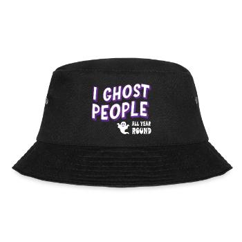 I Ghost People All Year Round - Bucket Hat - black - Front - Lela (165cm)