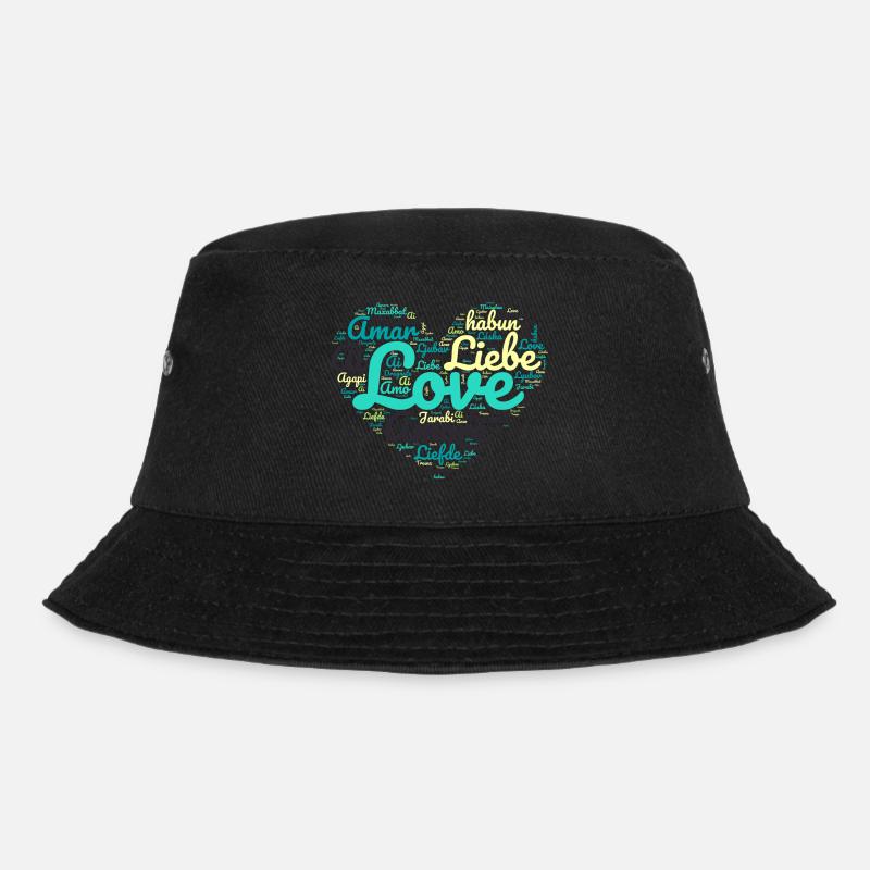 Erfolg Liebe Herz Schema Pacific - Bucket Hat - Schwarz