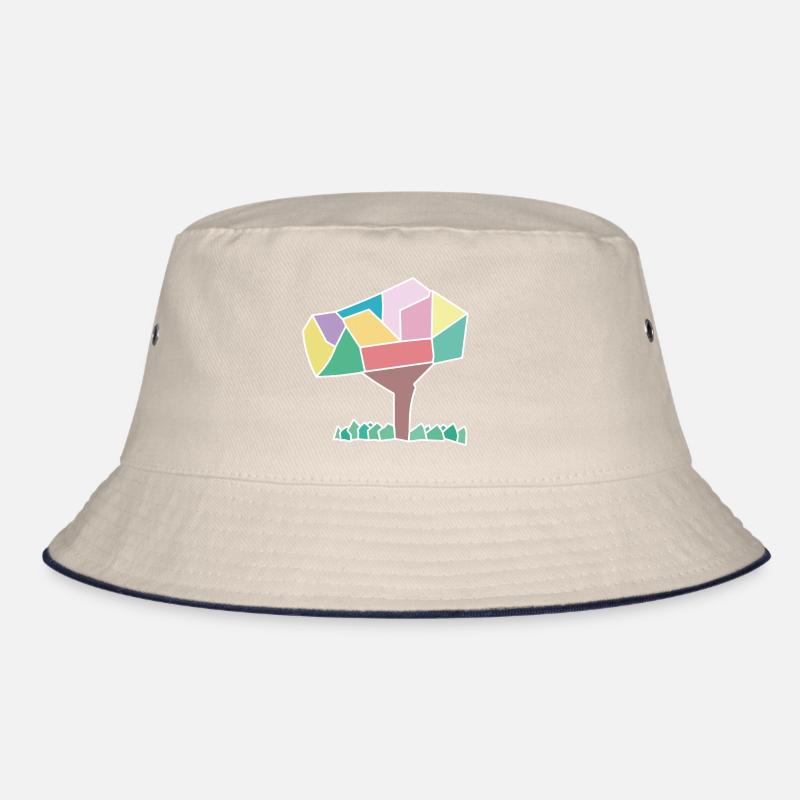 African Tree meet Soviet Mosaic Bucket Hat