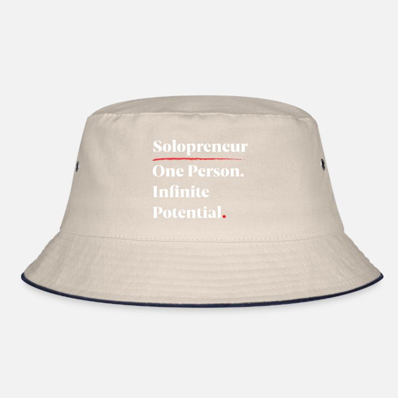 Solopreneur: One Person. Infinite Potential. [W] Bucket Hat