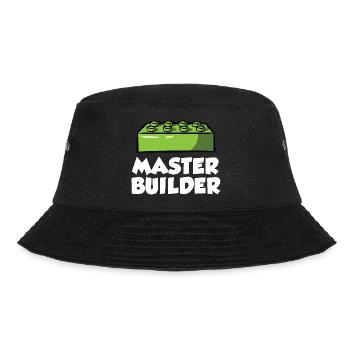 Brick Builder Brick Building Master Builder - Bucket Hat - black - Front - Lela (165cm)