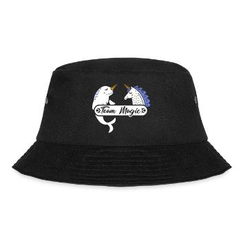 Team Magic Narwhal and Unicorn - Bucket Hat - black - Front - Lela (165cm)