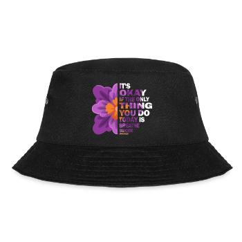 Its Okay If The Only Thing Is Breath - Bucket Hat - black - Front - Lela (165cm)