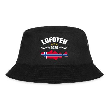 Lofoten 2026 - Bucket Hat - Schwarz - Vorne - Lela (165cm)