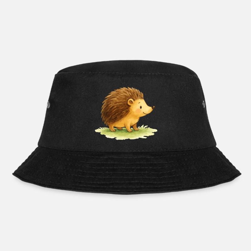 Igel Comic - Bucket Hat - Schwarz