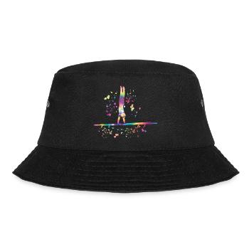 Gymnastics Parallel Bars Artistic Gymnastics - Bucket Hat - black - Front - Lela (165cm)