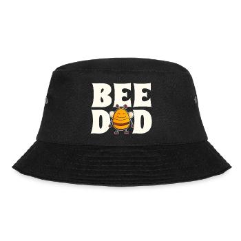 Bee Dad Beekeeper - Bucket Hat - black - Front - Lela (165cm)