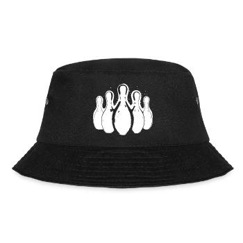 Bowling - Bucket Hat - Schwarz - Vorne - Lela (165cm)