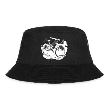 Mountain Bike Graphics - Bucket Hat - black - Front - Lela (165cm)