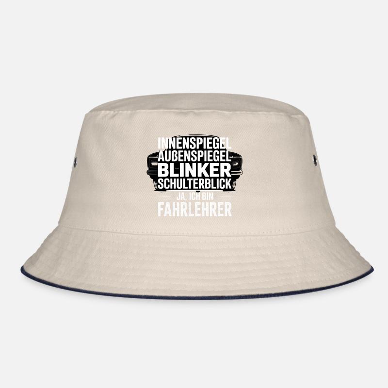 Fahrlehrer Spruch Schulterblick Bucket Hat