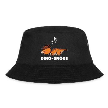 Dinosaurierpaläontologie Dino schlafend - Bucket Hat - Schwarz - Vorne - Lela (165cm)