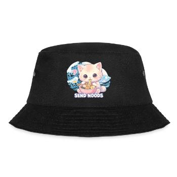 Ramen Katze Kanagawa - Bucket Hat - Schwarz - Vorne - Lela (165cm)